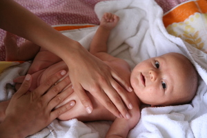 formation massage pour des bébés